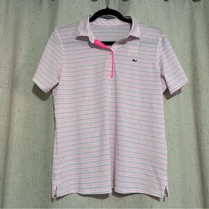 Vineyard Vines Performance Women’s Pop Performance Polo NWT